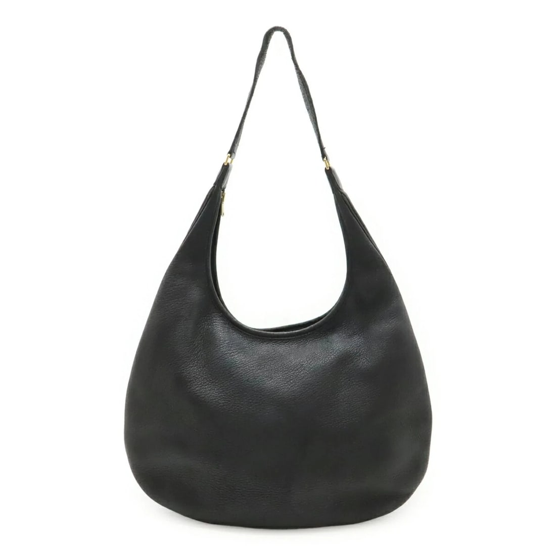 HERMES GAO SHOULDER BAG, TAURILLON CLEMENCE LEATHER: HERMES Gao Shoulder Bag, Taurillon Clemence Leather Brand: Hermes Type/Style: Shoulder bag Material: Taurillon clemence leather Color: Black Size: (HxWxD) 23.5cm x 35cm x 12cm / 9.25inch x 13.77inch x