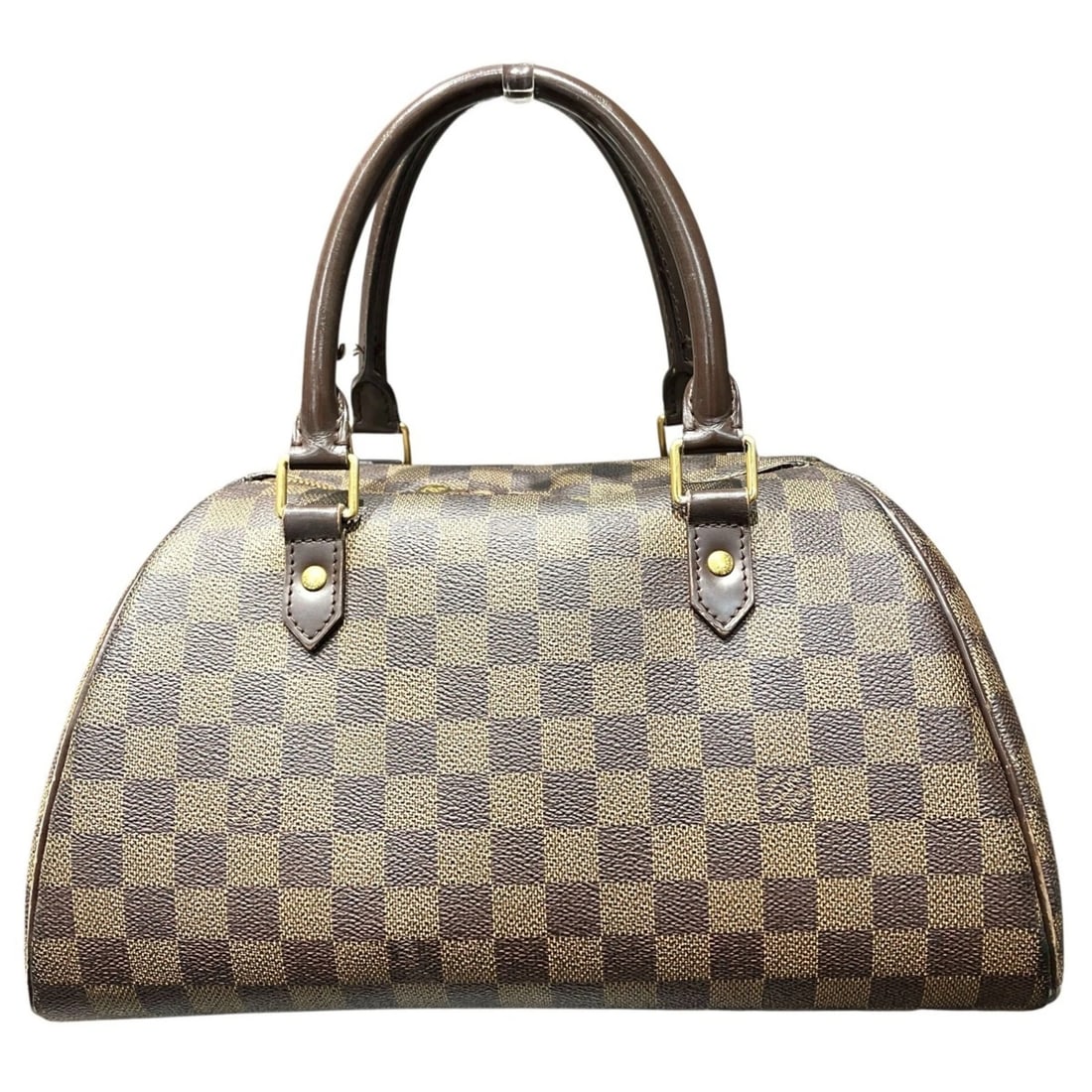 LOUIS VUITTON RIBERA HANDBAG: Louis Vuitton Ribera Handbag Brand: Louis Vuitton Type/Style: Handbag Material: Damier Canvas Color: Brown, Damier Canvas, Ebene, Galle Size: (HxWxD) 21cm x 35cm x 20cm / 8.26inch x 13.77inch x