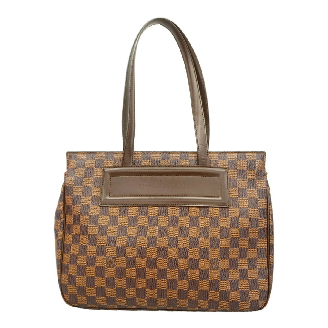 LOUIS VUITTON DAMIER PARIOLI PM TOTE BAG: Louis Vuitton Damier Parioli PM Tote Bag Brand: Louis Vuitton Type/Style: Tote bag Material: none Color: Ebene Size: (HxWxD) 27.5cm x 34cm x 10.5cm / 10.82inch x 13.38inch x 4.13inch Accessories: