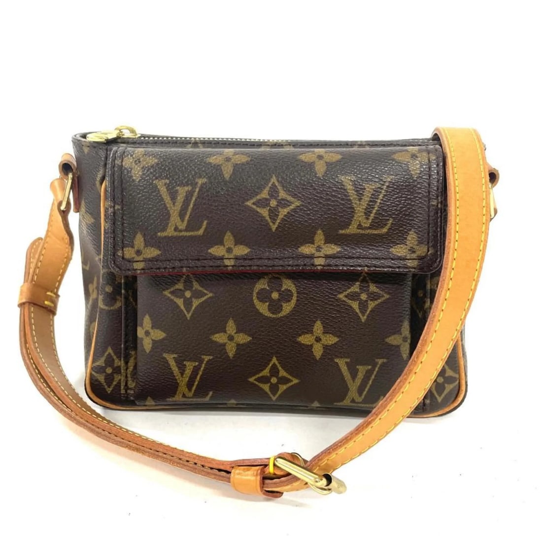LOUIS VUITTON VIVACITE PM SHOULDER BAG, MONOGRAM CANVAS: Louis Vuitton Vivacite PM Shoulder Bag, Monogram Canvas Brand: Louis Vuitton Type/Style: Shoulder bag Material: Monogram Color: Brown, Monogram Size: (HxWxD) 14cm x 19cm x 9cm / 5.51inch x 7.48inch x