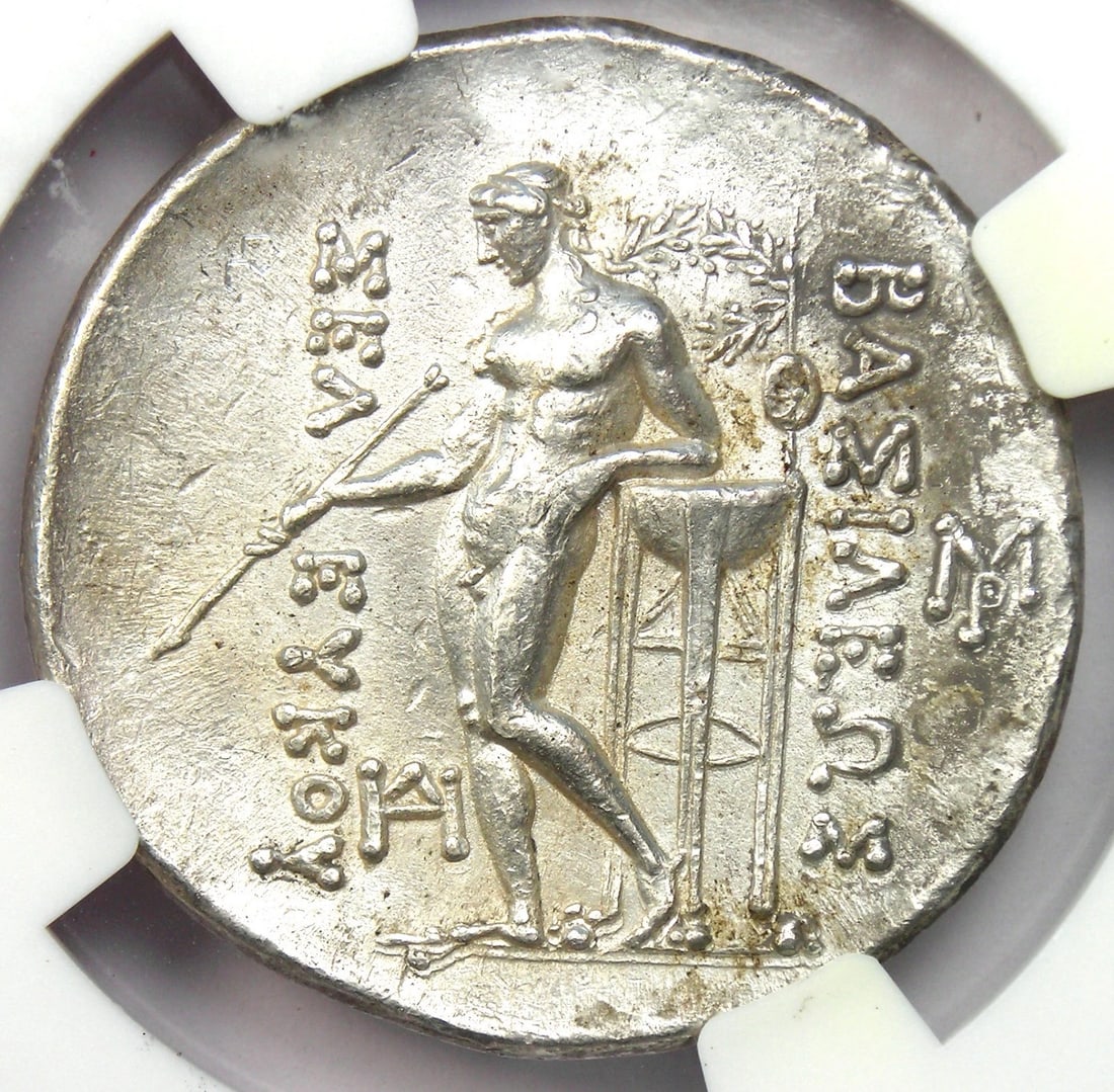 SELEUCUS II AR TETRADRACHM SELEUCID APOLLO COIN (1 of 2)