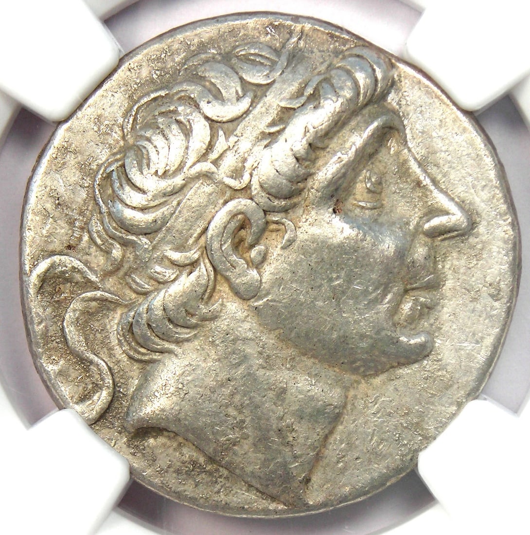 ANTIOCHUS II SILVER AR TETRADRACHM COIN: Antiochus II Silver AR Tetradrachm Coin Year: 261-246 BC Denomination: Tetradrachm Composition: Silver Country of Origin: Greece Accessories: None Accessories Notice: When purchasing pre-owned goods,