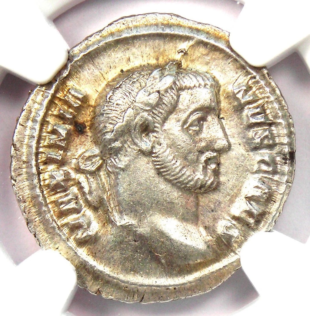 GALERIUS SILVER AR ARGENTEUS ROMAN COIN (1 of 2)