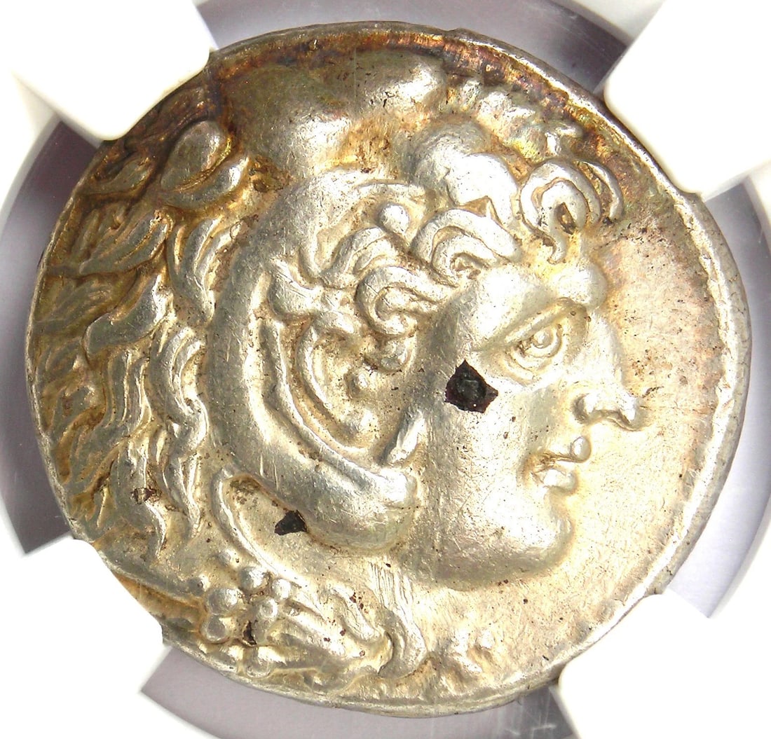 ALEXANDER THE GREAT III AR TETRADRACHM ANTIOCHUS II COIN: Alexander the Great III AR Tetradrachm Antiochus II Coin Year: 261-246 BC Denomination: Tetradrachm Composition: Silver Country of Origin: Greece Accessories: None Accessories Notice: When