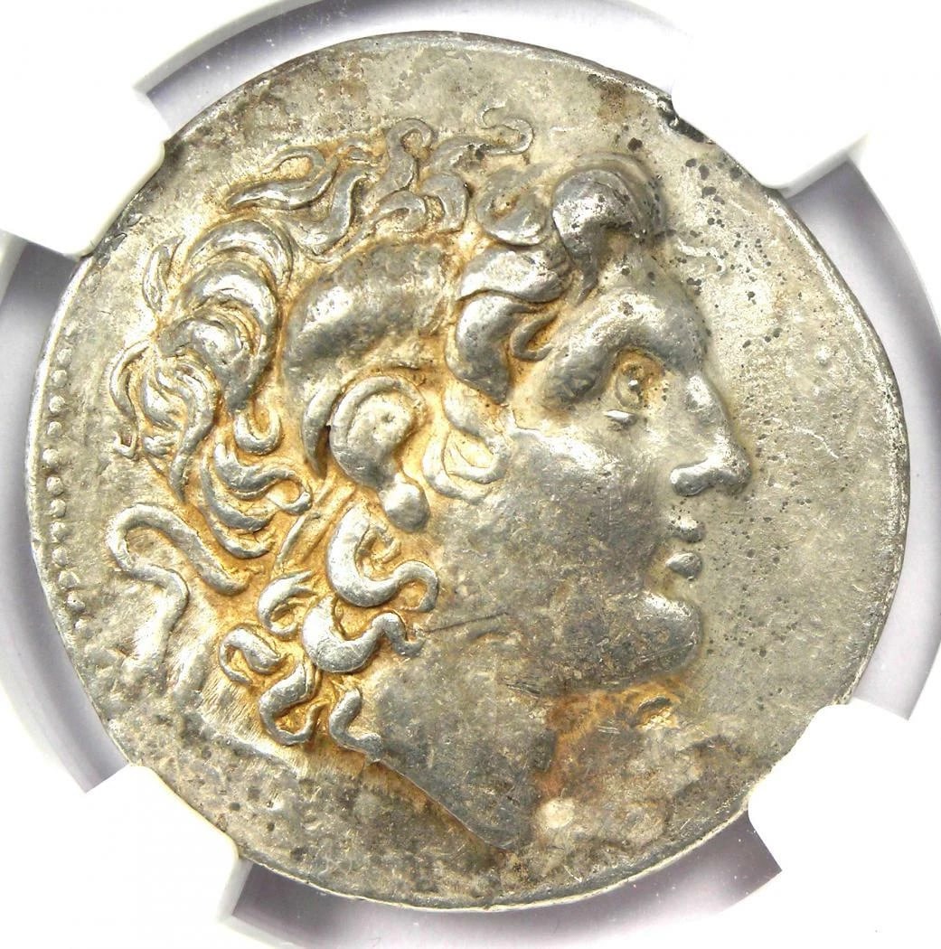 LYSIMACHUS THRACE SILVER AR TETRADRACHM LYSIMACHOS COIN (1 of 2)