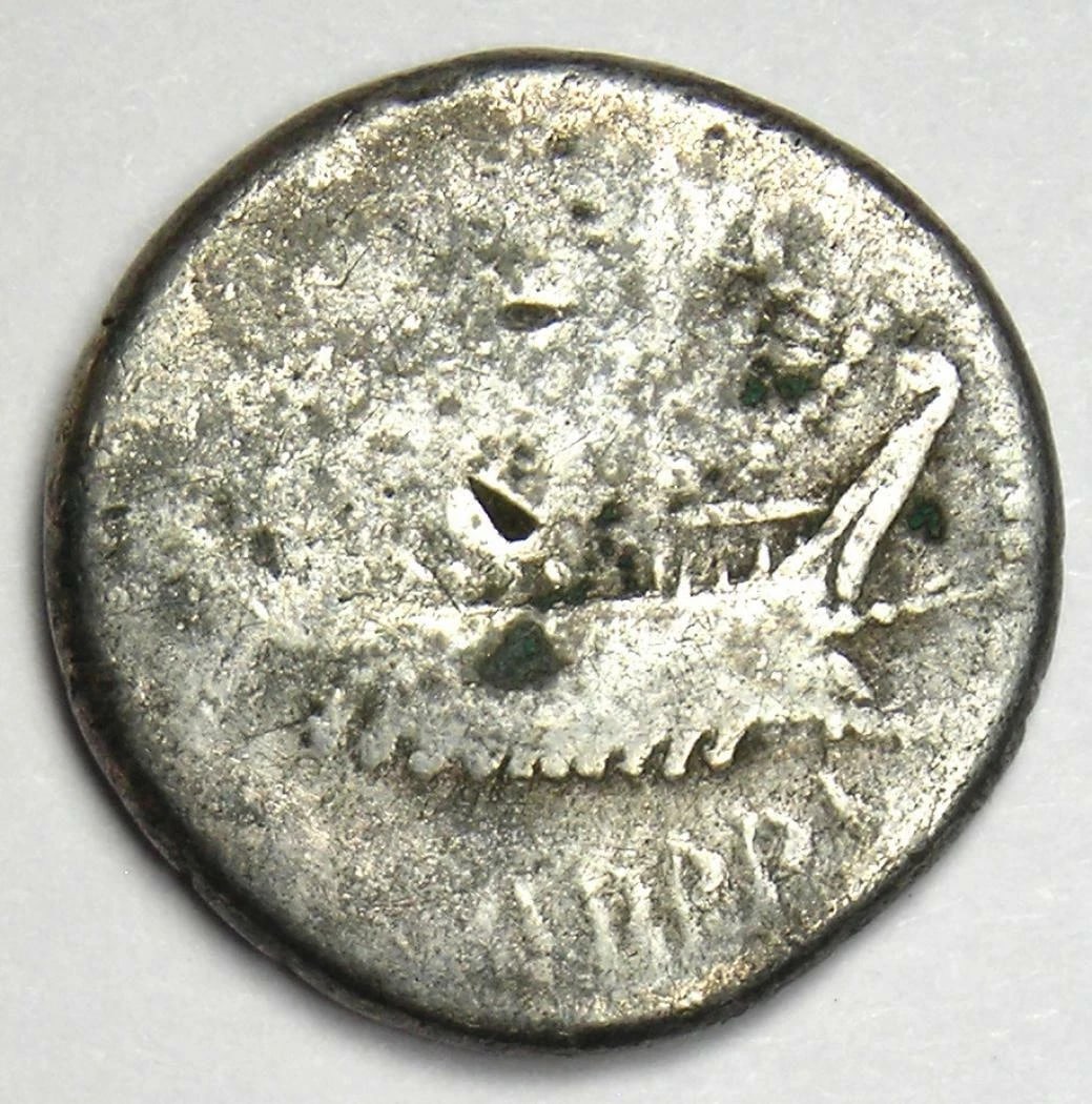 ROMAN MARC ANTONY AR DENARIUS SILVER COIN: Roman Marc Antony AR Denarius Silver Coin Year: 30 BC Denomination: Denarius Composition: Silver Country of Origin: Italy Accessories: None Accessories Notice: When purchasing pre-owned go