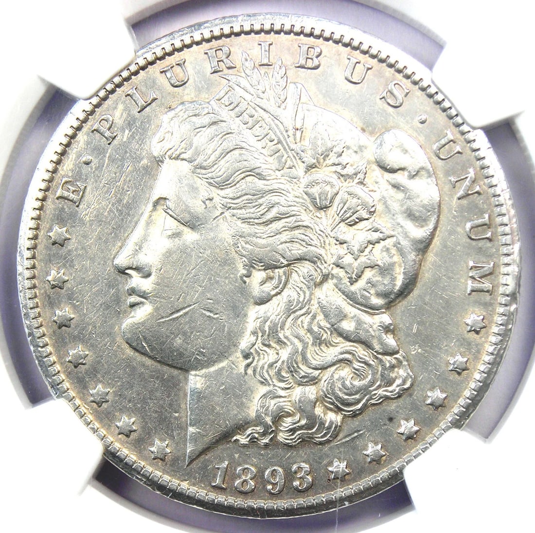 1893-CC MORGAN SILVER DOLLAR $1 CARSON CITY COIN: 1893-CC Morgan Silver Dollar $1 Carson City Coin Year: 1893 Denomination: $1 Composition: Silver Country of Origin: United States Accessories: None Accessories Notice: When purchasing pre-