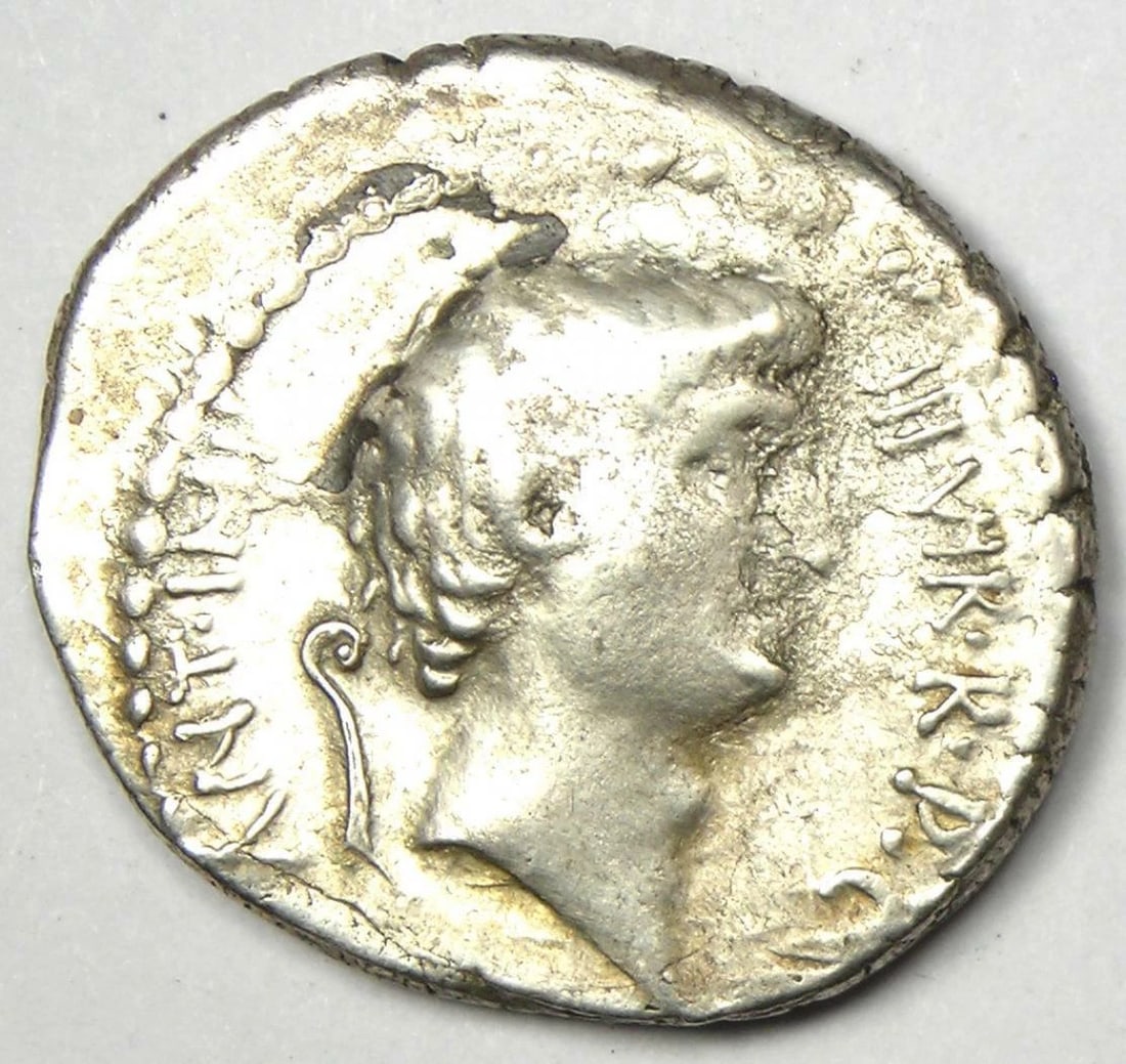 ROMAN MARC ANTONY AR DENARIUS COIN AHENOBARBUS: Roman Marc Antony AR Denarius Coin Ahenobarbus Year: 40 BC Denomination: Denarius Composition: Country of Origin: Italy Accessories: None Accessories Notice: When purchasing pre-owned good
