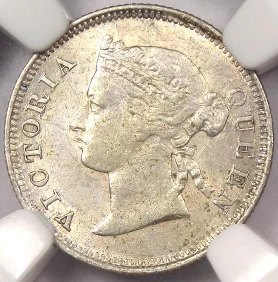 1881 STRAITS SETTLEMENTS VICTORIA 5C (1 of 2)