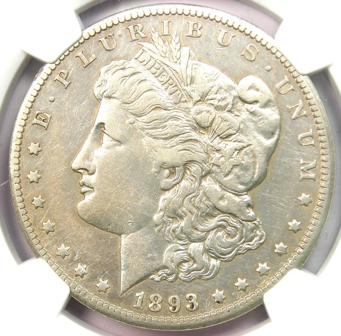 1893-CC MORGAN SILVER DOLLAR $1 CARSON CITY COIN: 1893-CC Morgan Silver Dollar $1 Carson City Coin Year: 1893 Denomination: $1 Composition: Silver Country of Origin: United States Accessories: None Accessories Notice: When purchasing pre-owned