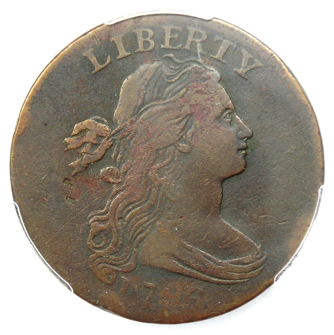 1796 REVERSE OF 1795 DRAPED BUST LARGE CENT 1C (1 of 2)