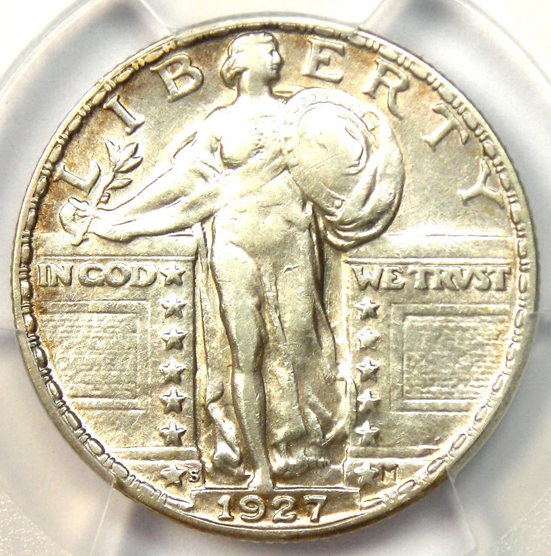 1927-S STANDING LIBERTY QUARTER 25C COIN: 1927-S Standing Liberty Quarter 25C Coin Year: 1927 Denomination: 25C Composition: Silver Country of Origin: United States Accessories: None Accessories Notice: When purchasing pre-owned g