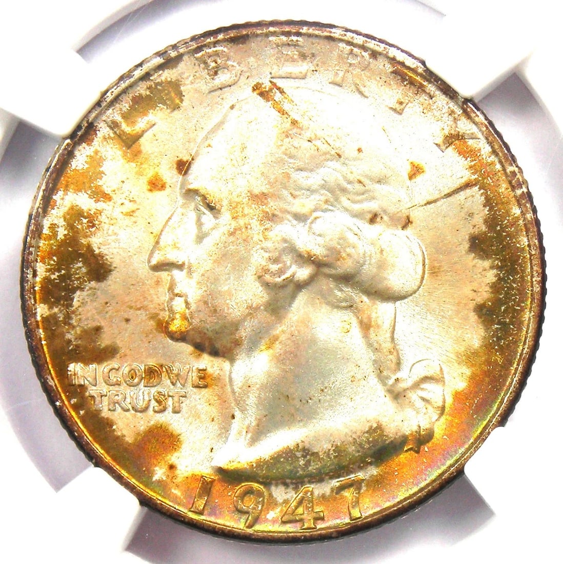 1947-S WASHINGTON QUARTER 25C COIN: 1947-S Washington Quarter 25C Coin Year: 1947 Denomination: 25C Composition: Country of Origin: United States Accessories: None Accessories Notice: When purchasing pre-owned goods, please refer to