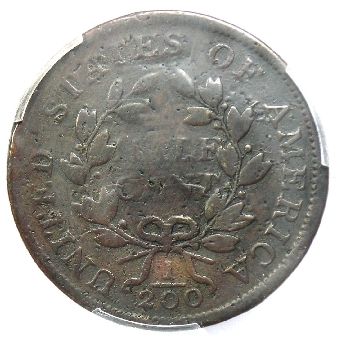 1802/0 DRAPED BUST HALF CENT 1/2C - 2