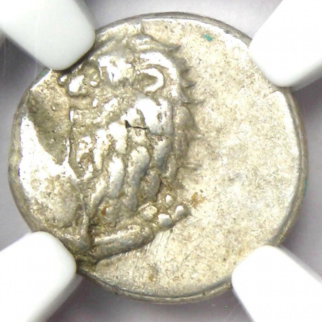 THRACIAN CHERSONESUS AR HEMIDRACHM LION SILVER COIN: Thracian Chersonesus AR Hemidrachm Lion Silver Coin Year: 300 BC Denomination: Hemidrachm Composition: Silver Country of Origin: Greece Accessories: None Accessories Notice: When purchasin