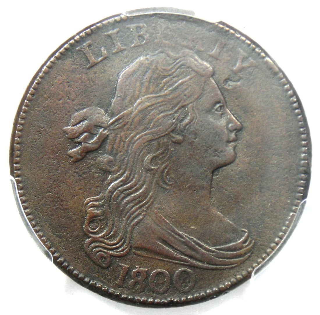 1800/1798 DRAPED BUST LARGE CENT 1C S-191 COIN: 1800/1798 Draped Bust Large Cent 1C S-191 Coin Year: 1800 Denomination: Large Cent Composition: Copper Country of Origin: United States Accessories: None Accessories Notice: When purchasin
