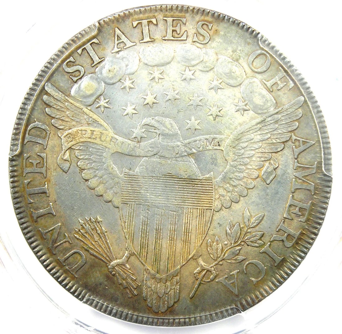 1799 DRAPED BUST SILVER DOLLAR $1 COIN - 2