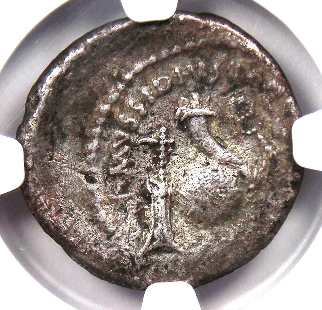 JULIUS CAESAR AR DENARIUS COIN - 2