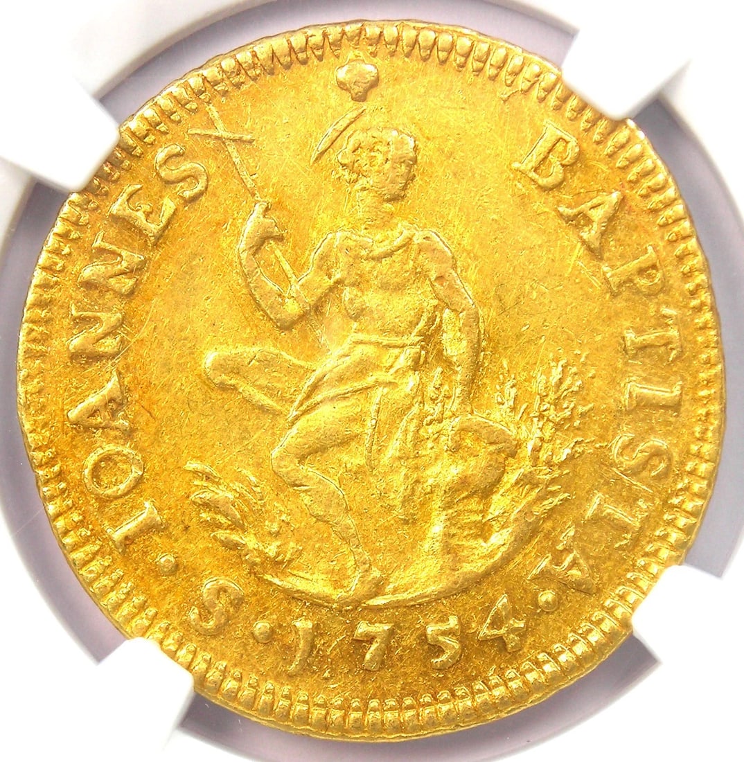1754 ITALY GOLD TUSCANY FRANCIS RUSPONE 3 ZECCHINI COIN: 1754 Italy Gold Tuscany Francis Ruspone 3 Zecchini Coin Year: 1754 Denomination: 3Z Composition: Gold Country of Origin: Italy Accessories: None Accessories Notice: When purchasing pre-own