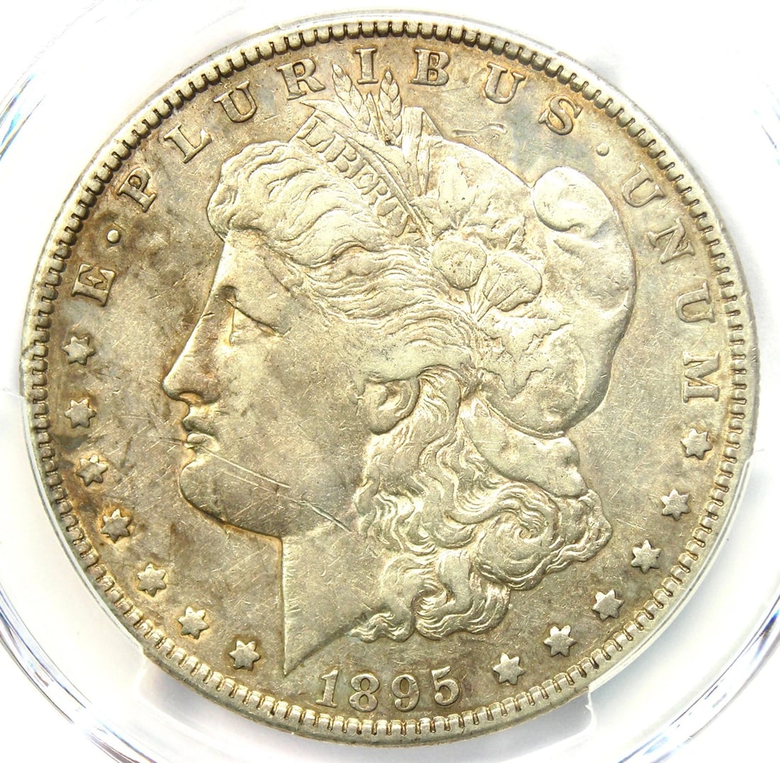 1895-S MORGAN SILVER DOLLAR $1: 1895-S Morgan Silver Dollar $1 Year: 1895 Denomination: $1 Composition: Silver Country of Origin: United States Accessories: None Accessories Notice: When purchasing pre-owned goods, pleas