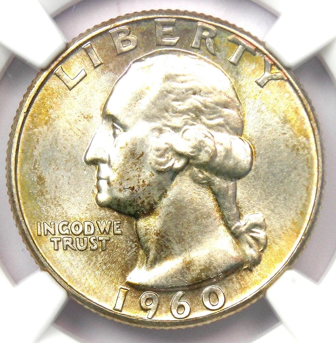 1960 WASHINGTON QUARTER 25C: 1960 Washington Quarter 25C Year: 1960 Denomination: 25C Composition: Silver Country of Origin: United States Accessories: None Accessories Notice: When purchasing pre-owned goods, please