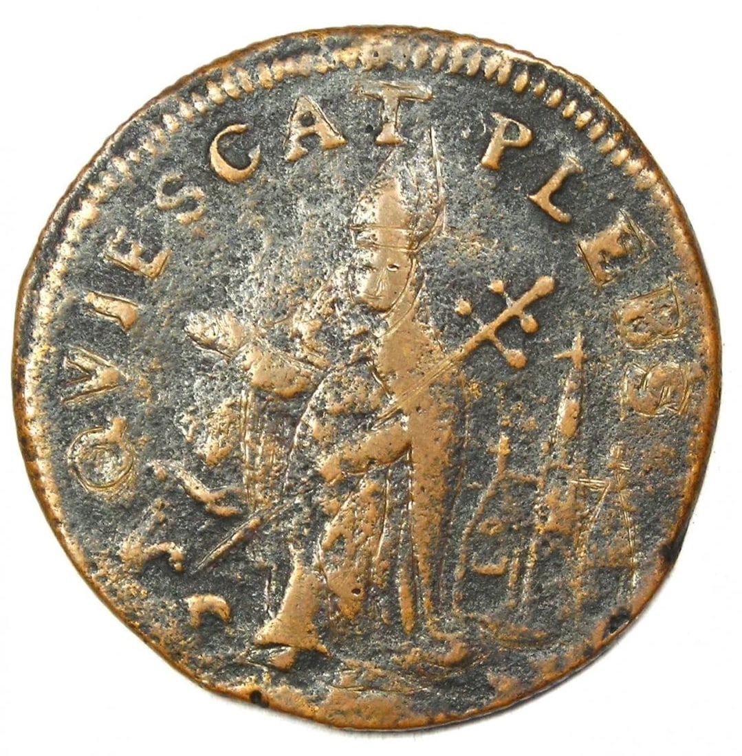 1670 JERSEY ST PATRICK FARTHING COIN - 2