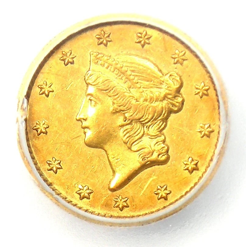 1854-S LIBERTY GOLD DOLLAR G$1 SAN FRANCISCO. (1 of 2)