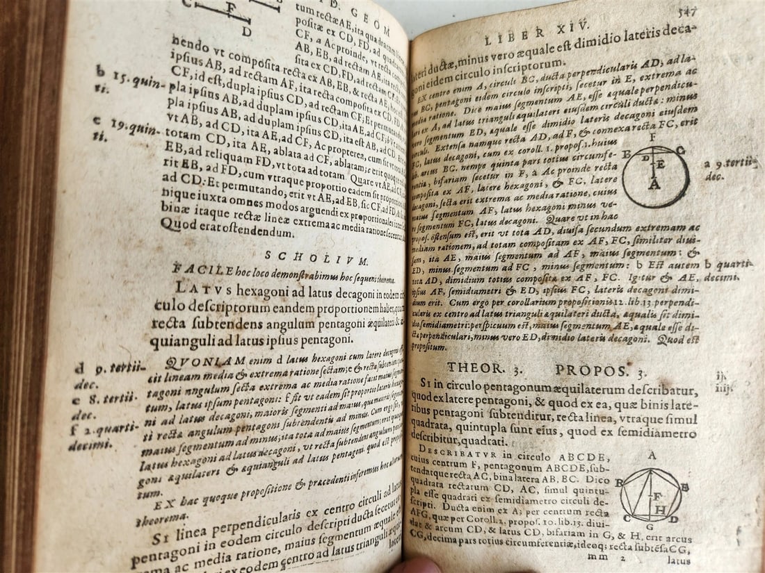 1607 ILLUSTRATED EUCLIDIS GEOMETRY - 12