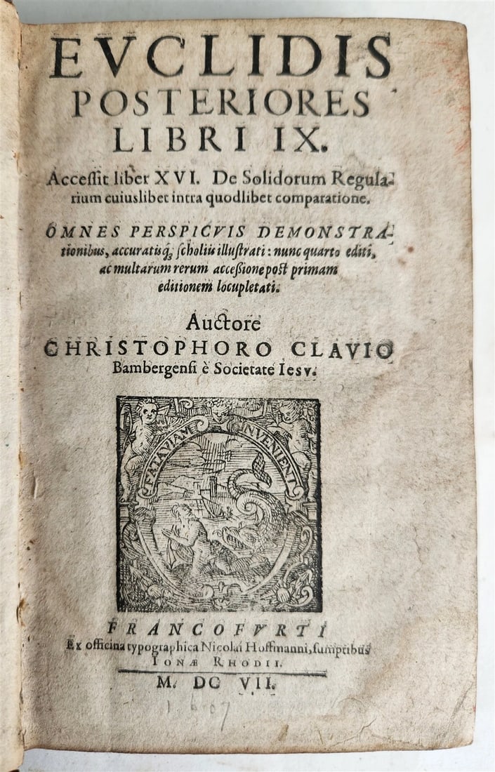 1607 ILLUSTRATED EUCLIDIS GEOMETRY (1 of 13)