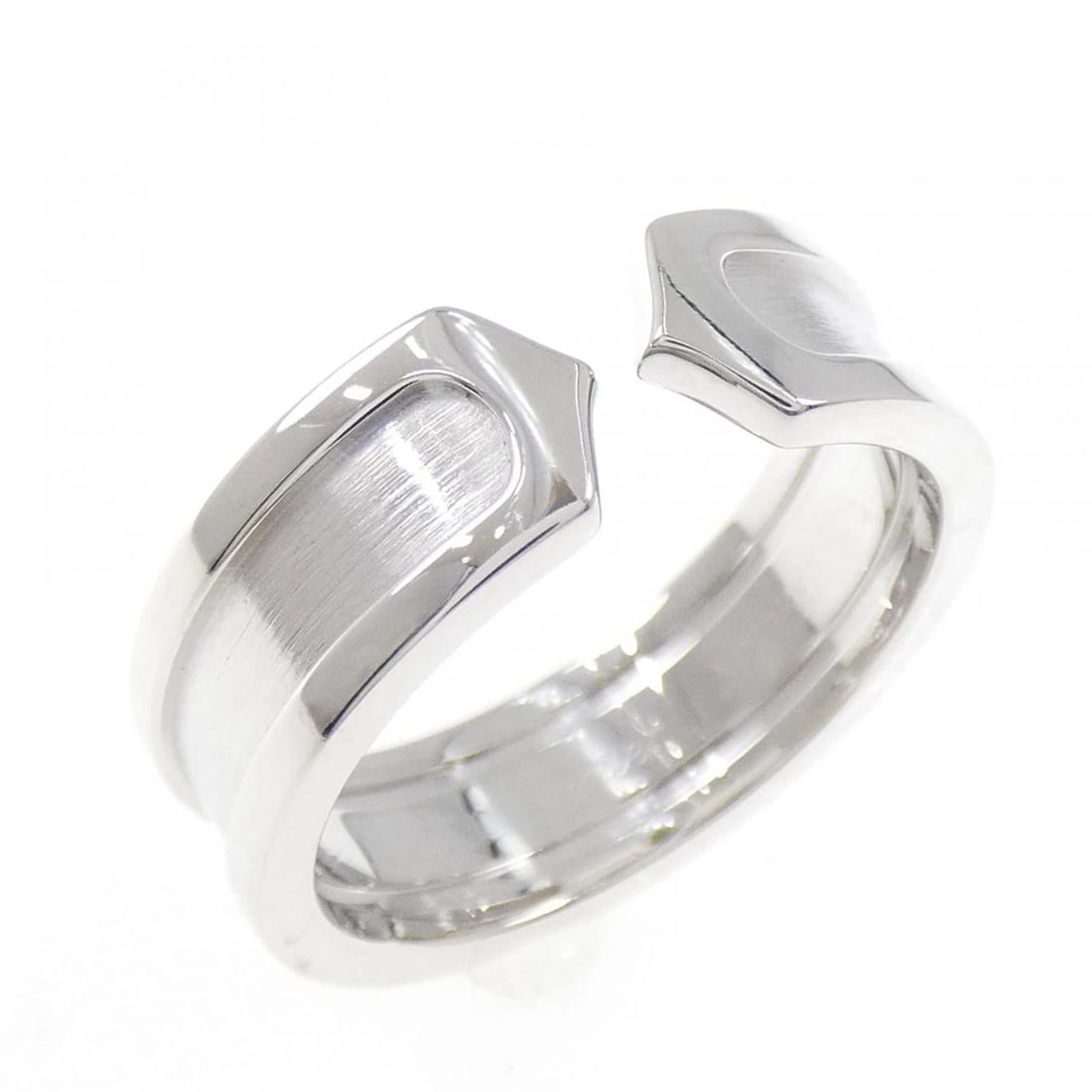 CARTIER SMALL RING: Cartier Small Ring Brand: CARTIER Type/Style: Cartier Ring Material: 750 white gold, Color: White Gold Size: US6 1/2(53) Accessories: None Accessories Notice: When purchasing pre-owned goods, please