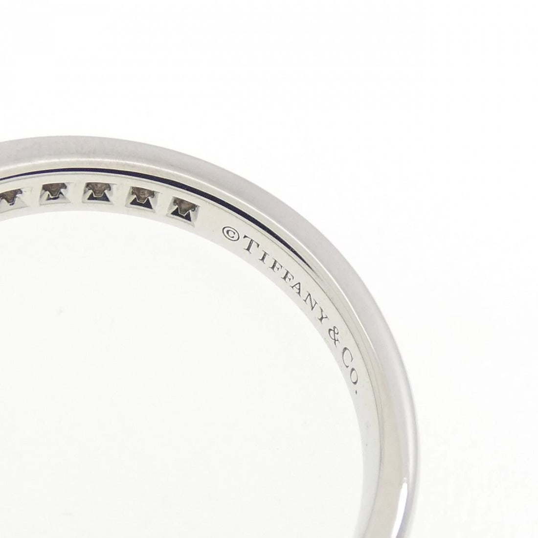 TIFFANY & CO. HALF CIRCLE CHANNEL SETTING RING - 4