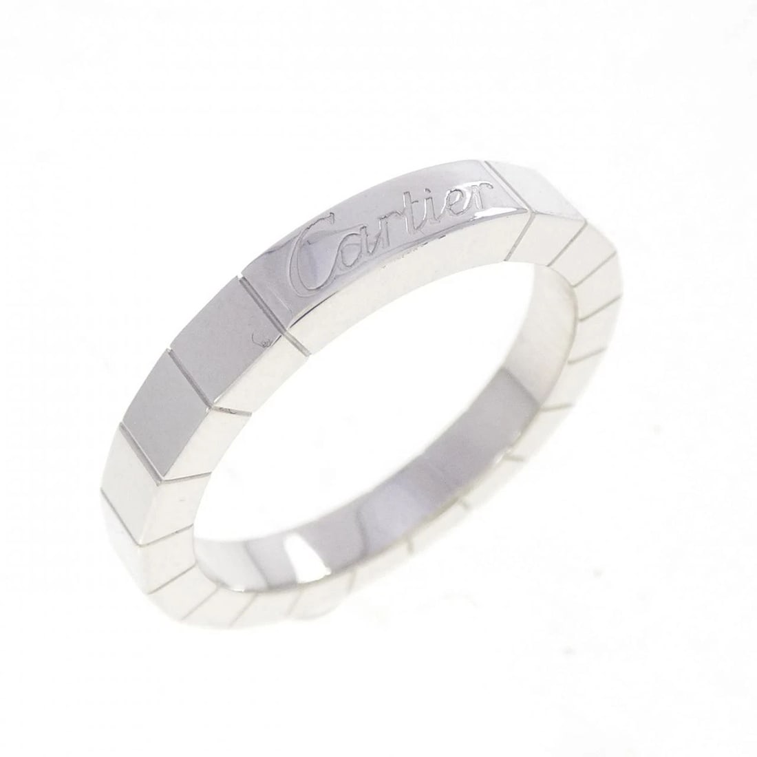 CARTIER LANIER RING: Cartier Lanier Ring Brand: CARTIER Type/Style: Cartier Ring Material: 750 white gold, Color: white gold Size: US5 1/4(50) Accessories: None Accessories Notice: When purchasing pre-owned goods, please