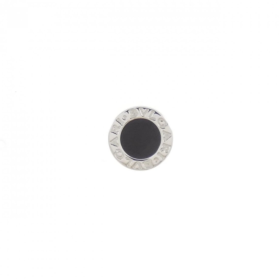 BVLGARI PIERCE (SINGLE EAR): BVLGARI Pierce (Single Ear) Brand: BVLGARI Type/Style: Bvlgari Pierce/Earring Material: 750 white gold, Color: white gold Size: Diameteraround: 9.6mm Accessories: None Accessories Notice: When