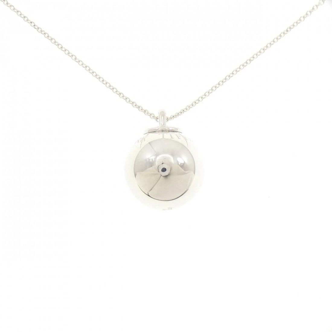 TIFFANY&CO. BALL NECKLACE: TIFFANY&Co. Ball Necklace Brand: TIFFANY&Co. Type/Style: TIFFANY&Co. Necklace Material: 925Silver, Color: Silver Size: 71-81cm Pendant length approx. x width approx.: 23.8mmx18.8mm Chain maximum