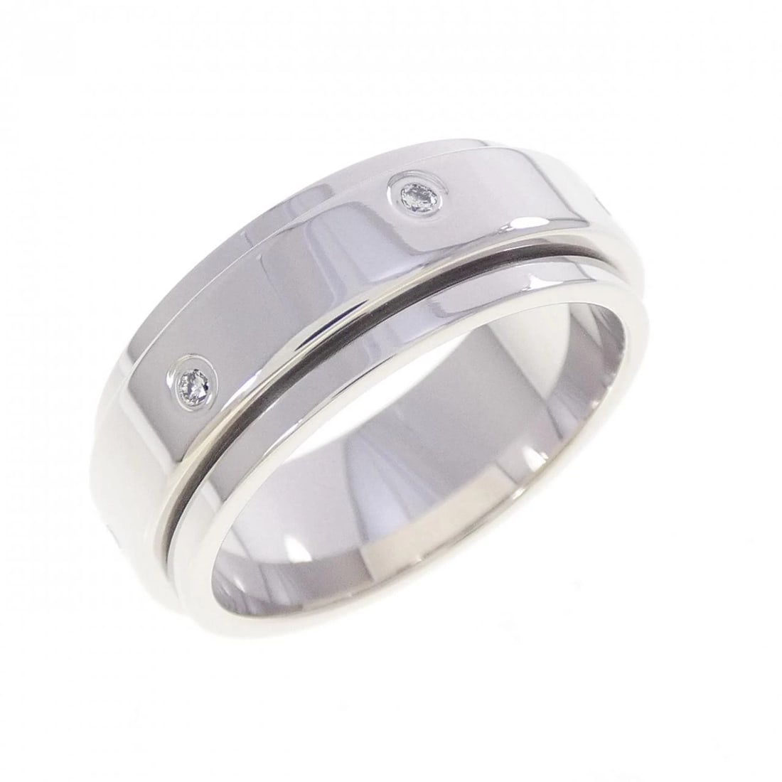 PIAGET POSSESSION RING: PIAGET Possession ring Brand: PIAGET Type/Style: PIAGET Ring Material: 750 white gold, Main Stone Natural Color: white gold Size: US7 1/2(56) Accessories: None Accessories Notice: When purchasing