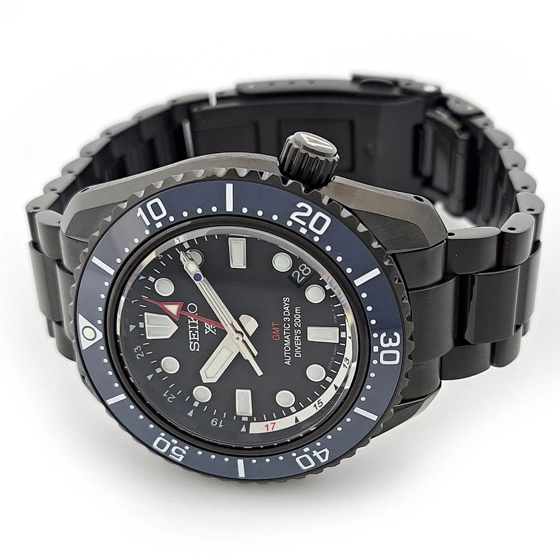 SEIKO BLACK WATCH - 2