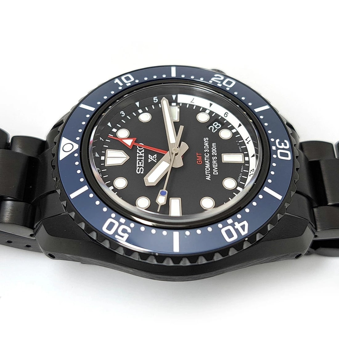 SEIKO BLACK WATCH - 3