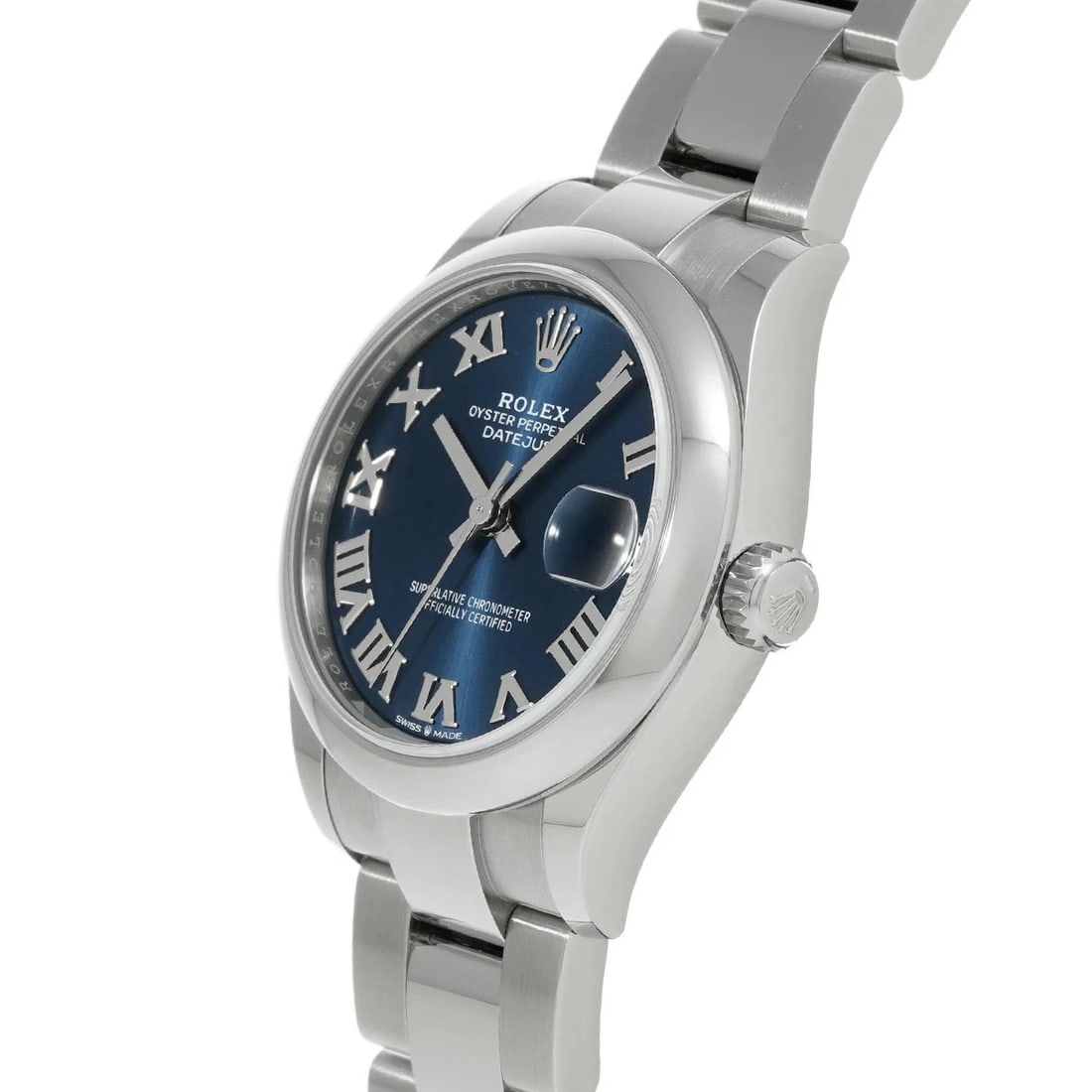 ROLEX DATEJUST BLUE WATCH - 2