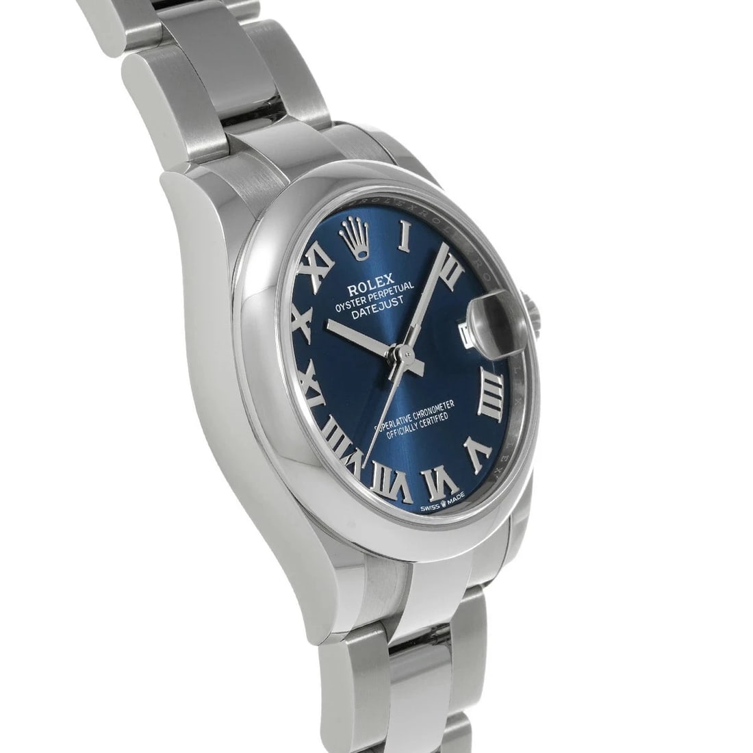 ROLEX DATEJUST BLUE WATCH - 3