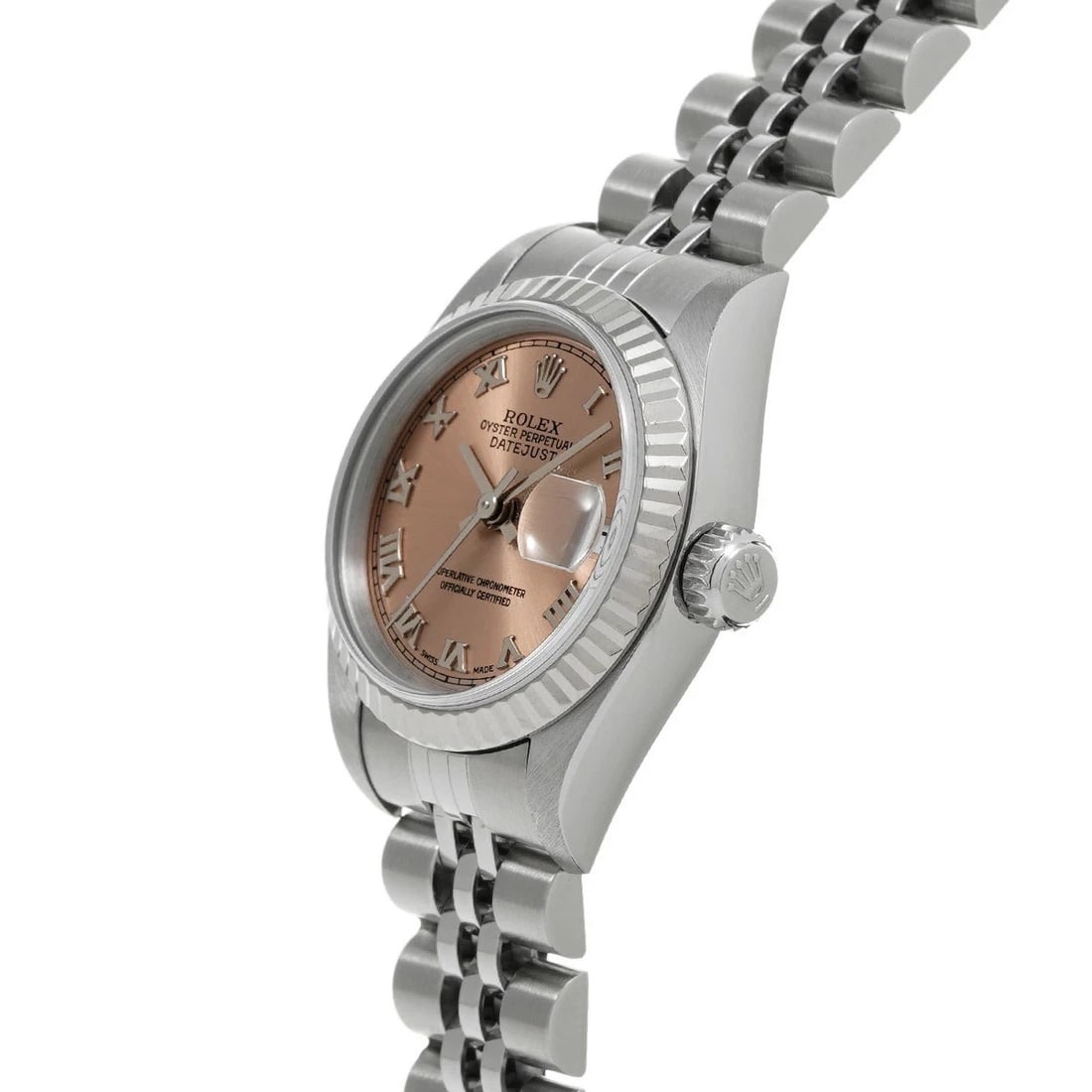ROLEX DATEJUST PINK WATCH - 2