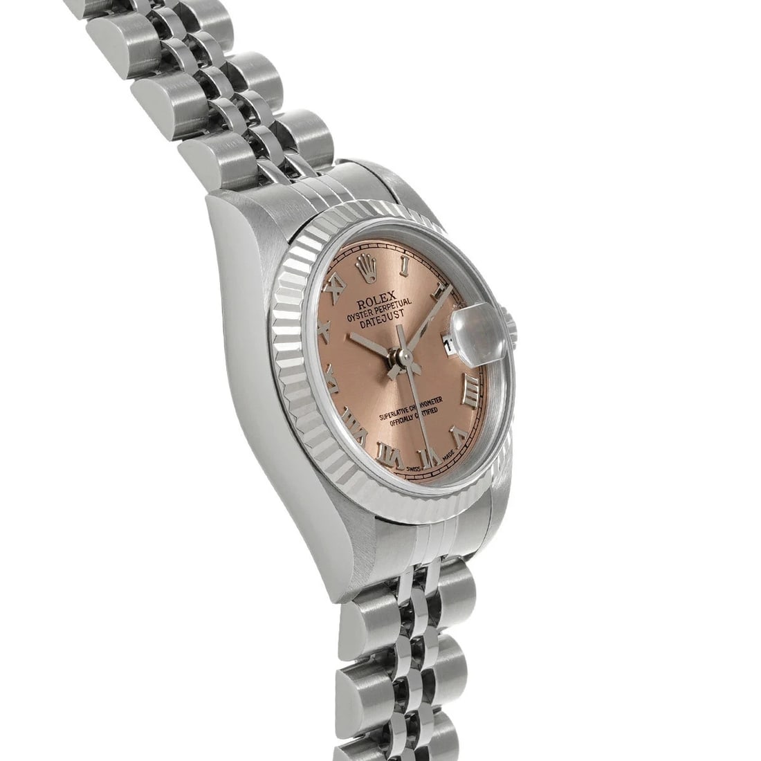 ROLEX DATEJUST PINK WATCH - 3