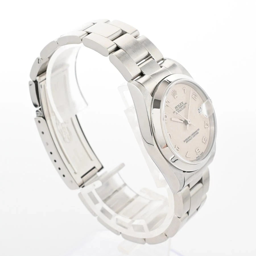 ROLEX DATEJUST IVORY WATCH - 3