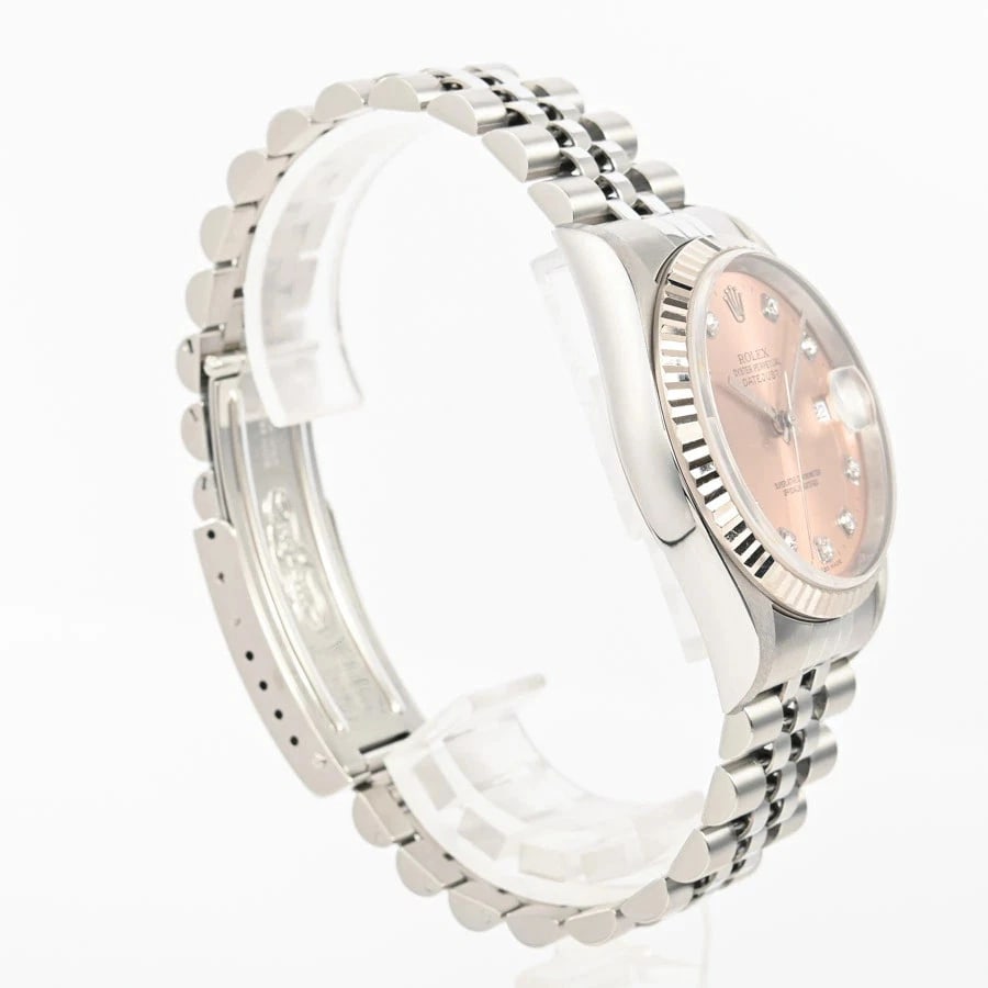 ROLEX DATEJUST PINK WATCH - 3