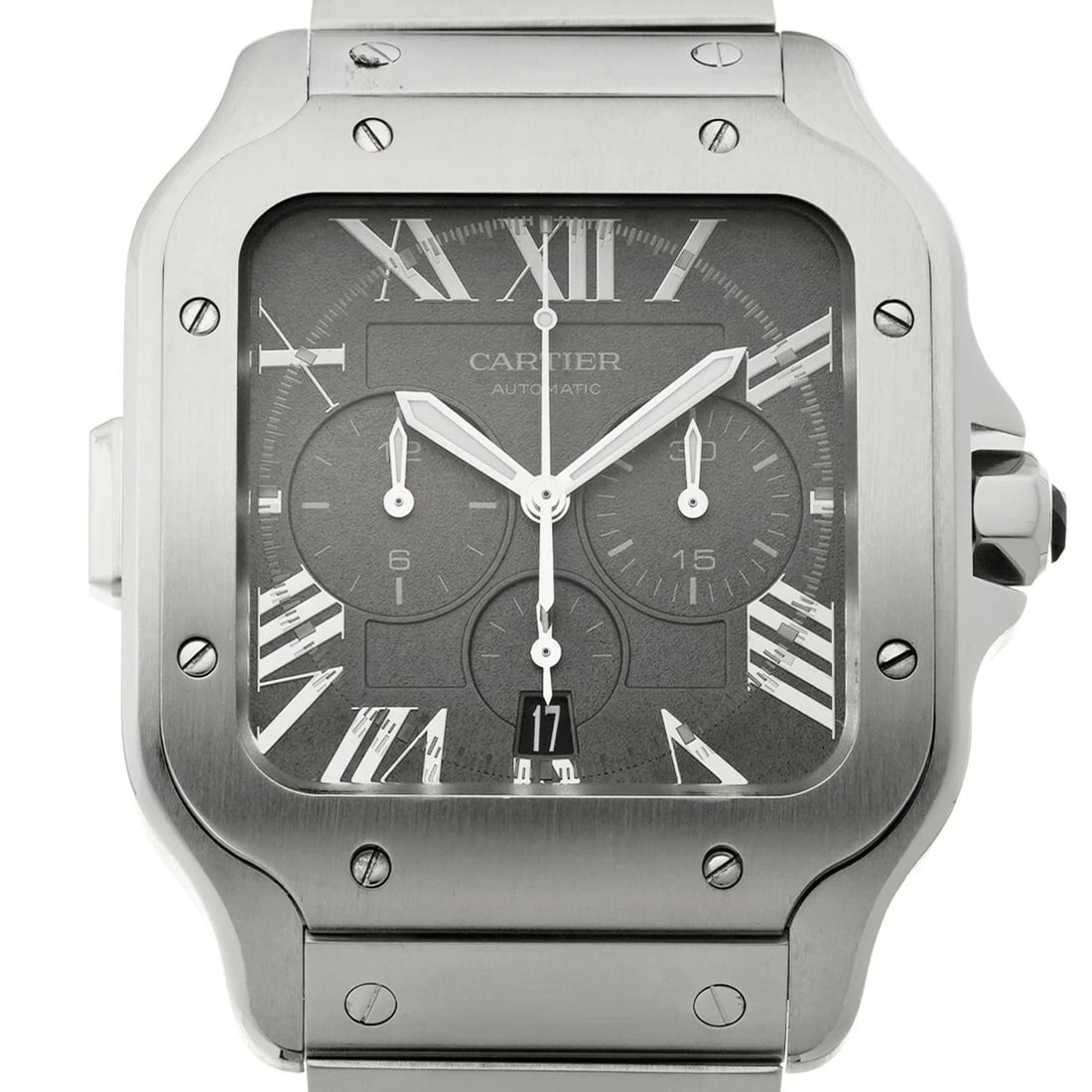 CARTIER WATCH GRAY - 4
