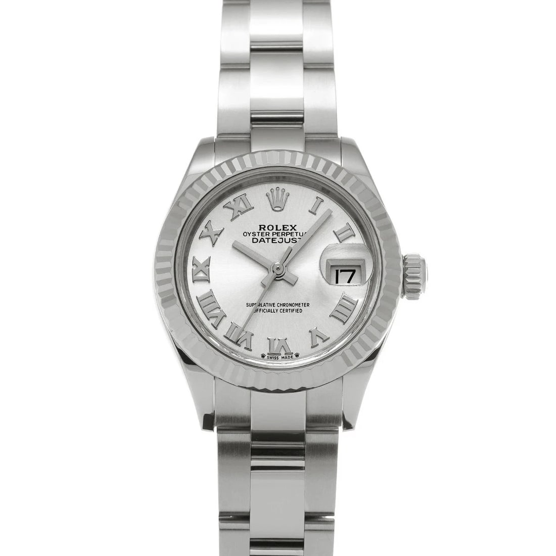 ROLEX DATEJUST SILVER WATCH: ROLEX Datejust Silver Watch Brand: ROLEX Type/Style: Wristwatch Material: Band Material Stainless Case Material Sapphire Crystal Color: Dial Color Silver Size: Wrist Size 16.5cm Case Size 28 x 28 mm
