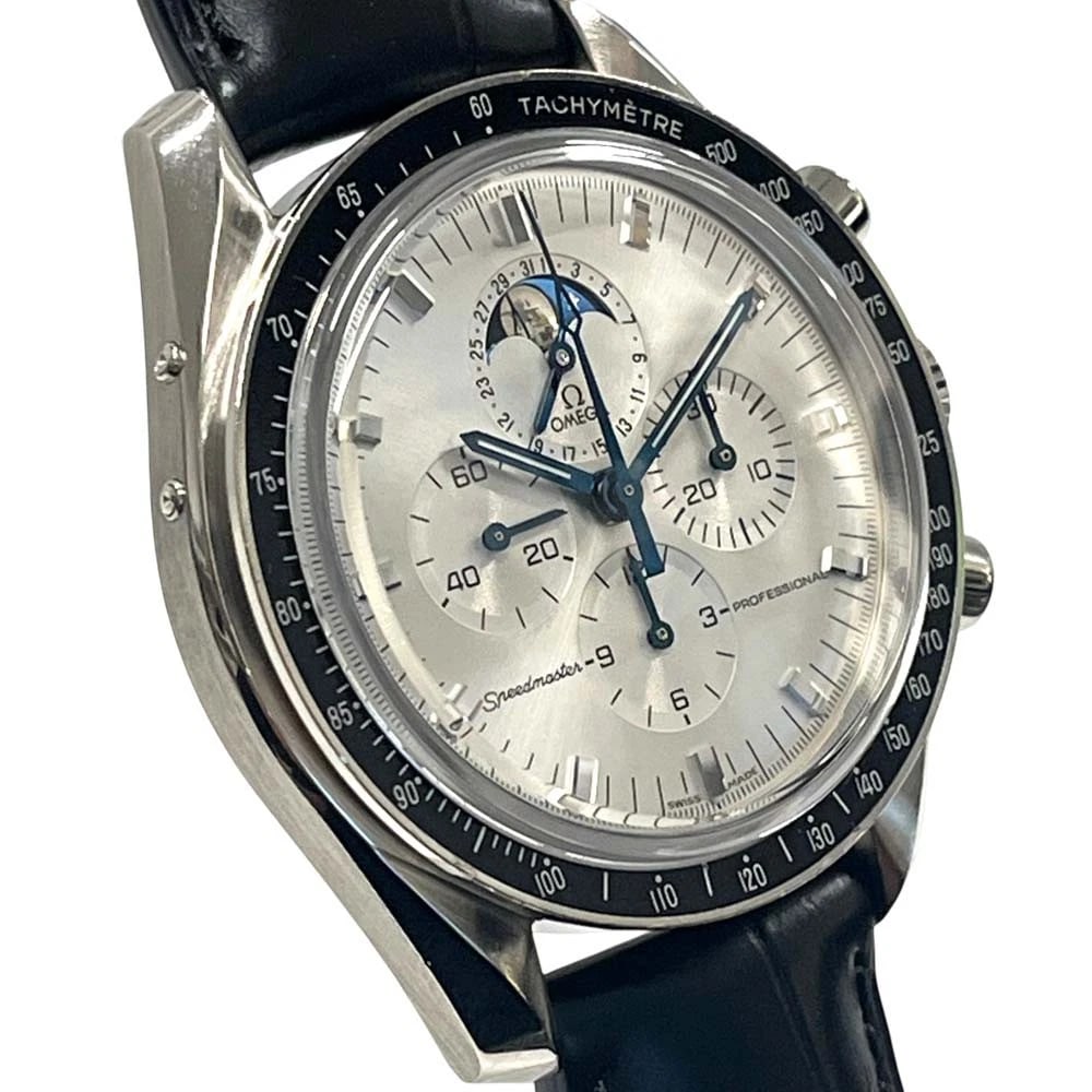 OMEGA SPEEDMASTER MOONPHASE SILVER WATCH - 3