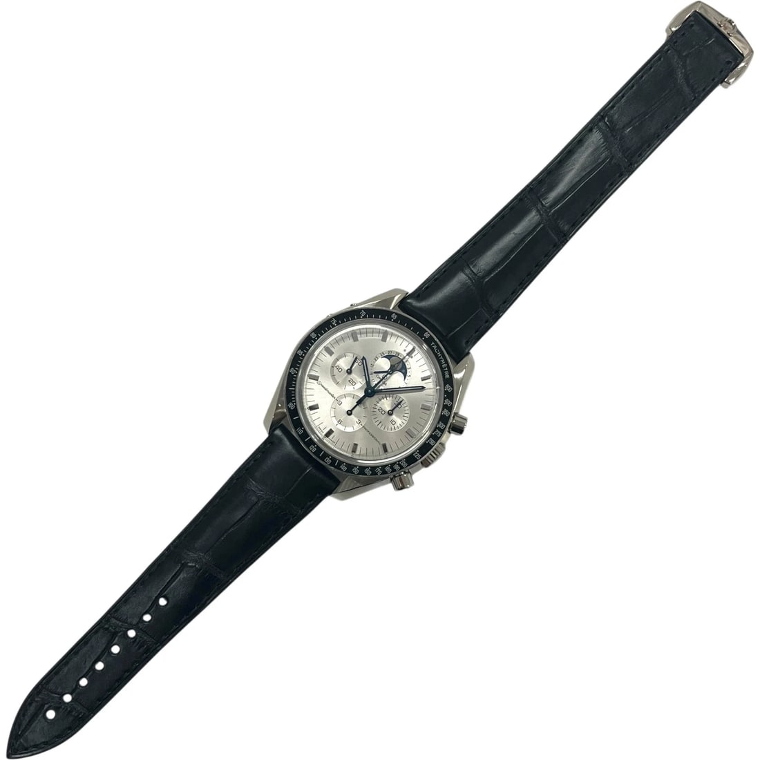 OMEGA SPEEDMASTER MOONPHASE SILVER WATCH - 4