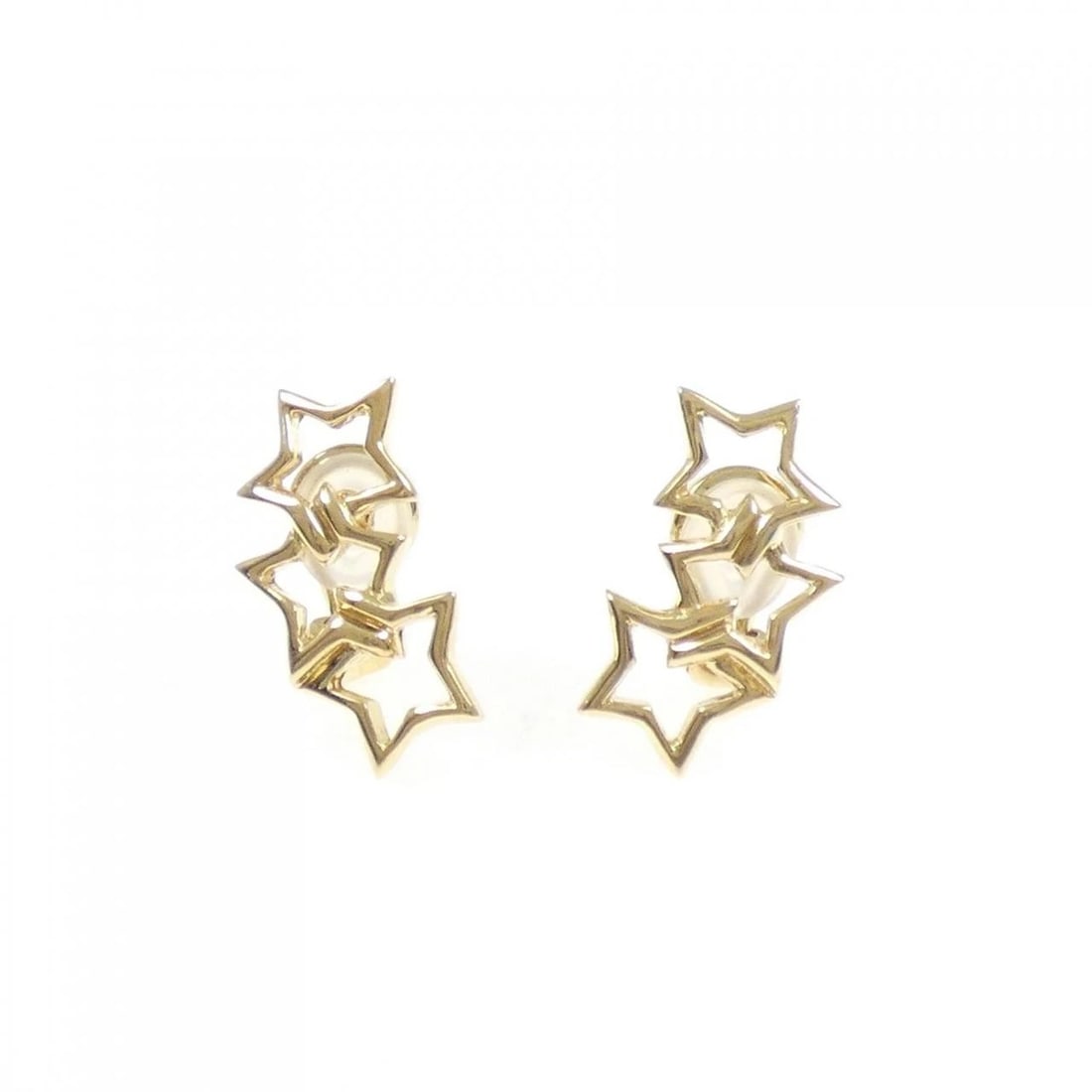 TIFFANY&CO. 18KYG EARRING: TIFFANY&Co. 18KYG Earring Brand: TIFFANY&Co. Type/Style: TIFFANY&Co. Pierce/Earring Material: 18k yellow gold, Color: YELLOW GOLD Size: Actual Size Approx. length x width: 22.6mm x 12.7mm Accessor