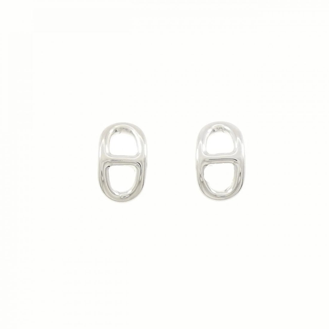HERMES CHAINE D'ANCRE PIERCE: Hermes Chaine d'Ancre Pierce Brand: HERMES Type/Style: Hermes Pierce/Earring Material: 925Silver, Color: Silver Size: Actual Size Approximate dimensions (height x width): 15.0cm x 9.1cm Accessories: