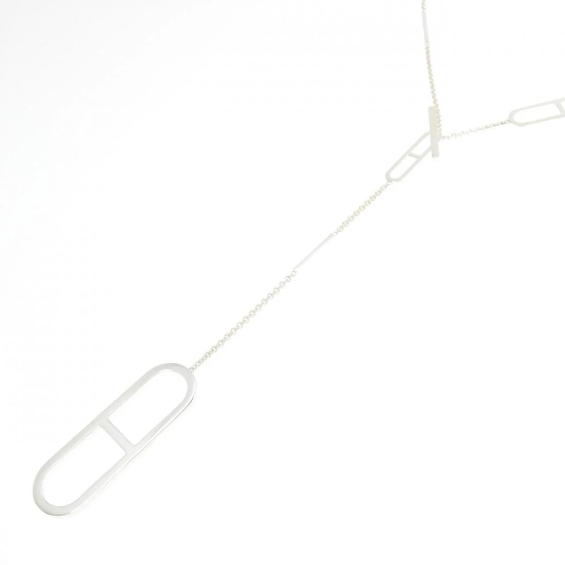 HERMES EVER CHAINE D'ANCRE NECKLACE: Hermes Ever Chaine d'Ancre Necklace Brand: HERMES Type/Style: Hermes Necklace Material: 750 yellow gold/750 white gold, Color: YG,WG Size: length43cmActual Size Chain maximum width approx.: 5.2mm